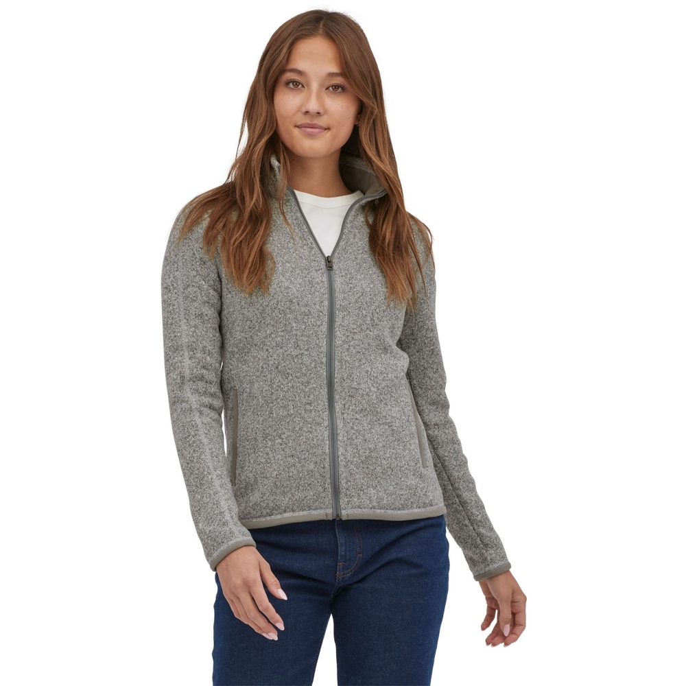 Patagonia Better Sweater Jacket Women's Birch White 25543-BCW fleeces en truien online bestellen bij Kathmandu Outdoor & Travel