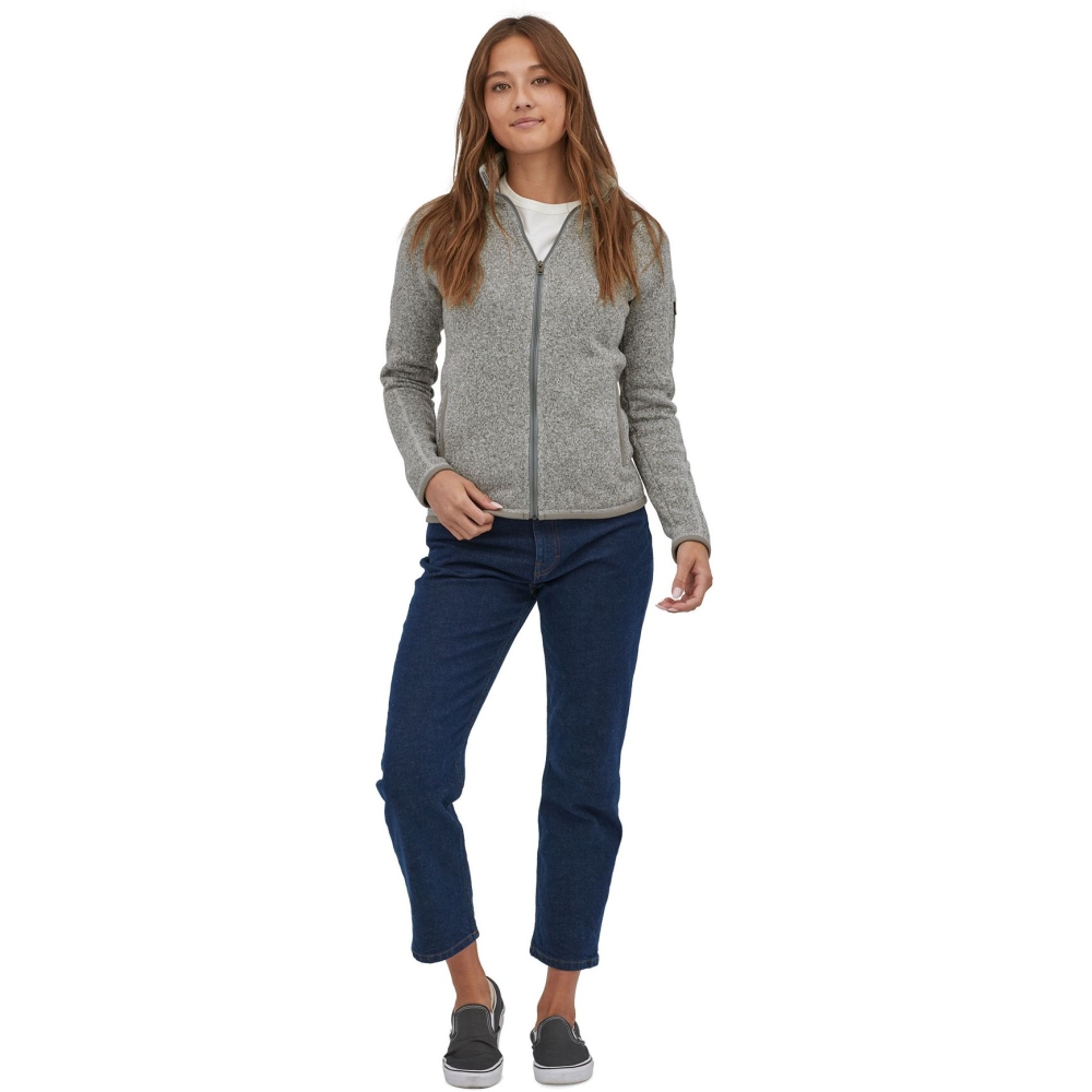 Patagonia Better Sweater Jacket Women's Birch White 25543-BCW fleeces en truien online bestellen bij Kathmandu Outdoor & Travel