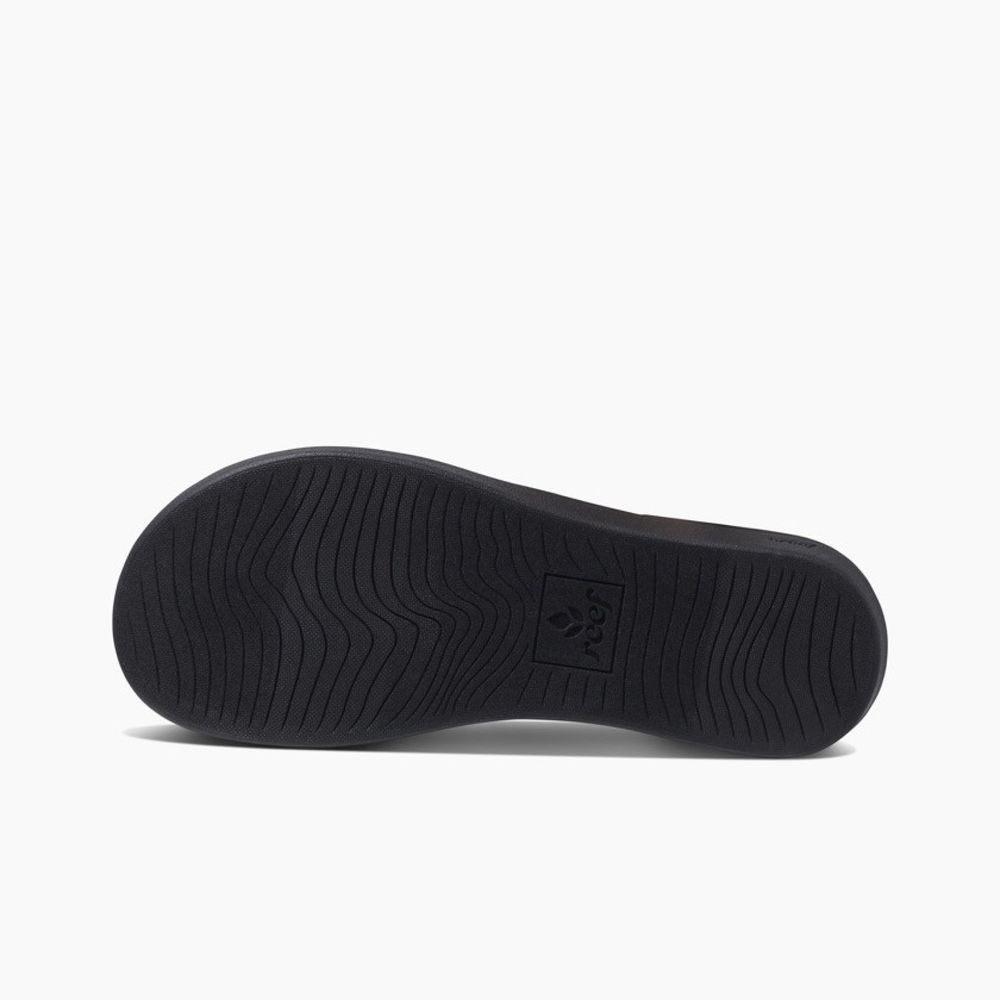 Reef Ortho Woven Women's Black/White RF0A3VDNBLW slippers online bestellen bij Kathmandu Outdoor & Travel