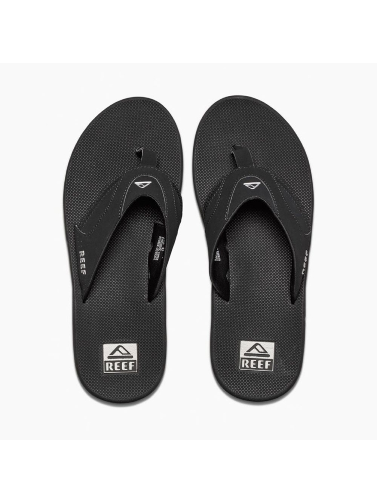 Reef Fanning Black/Silver RF002026BLS slippers online bestellen bij Kathmandu Outdoor & Travel