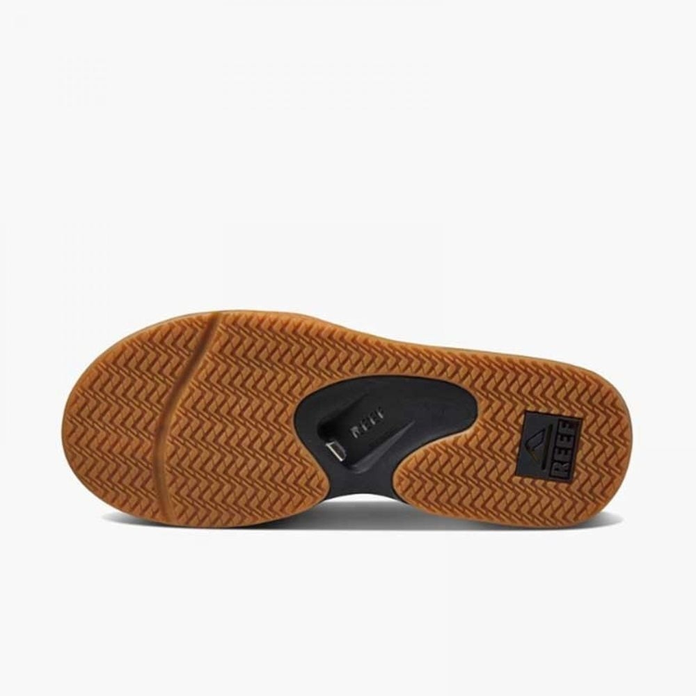 Reef Fanning Black/Silver RF002026BLS slippers online bestellen bij Kathmandu Outdoor & Travel