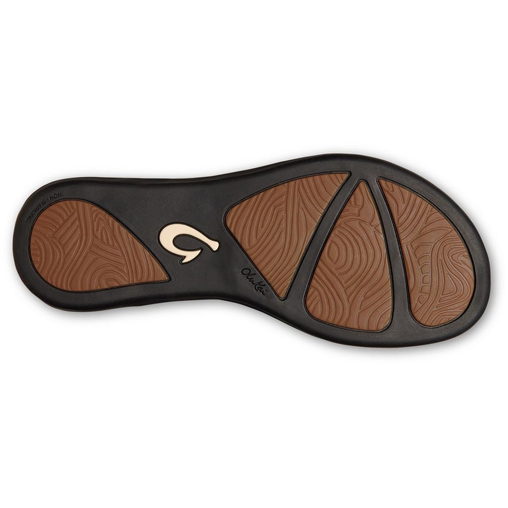 Olukai Ho'Opio Women's Bone Stripe 20294-19ZP slippers online bestellen bij Kathmandu Outdoor & Travel