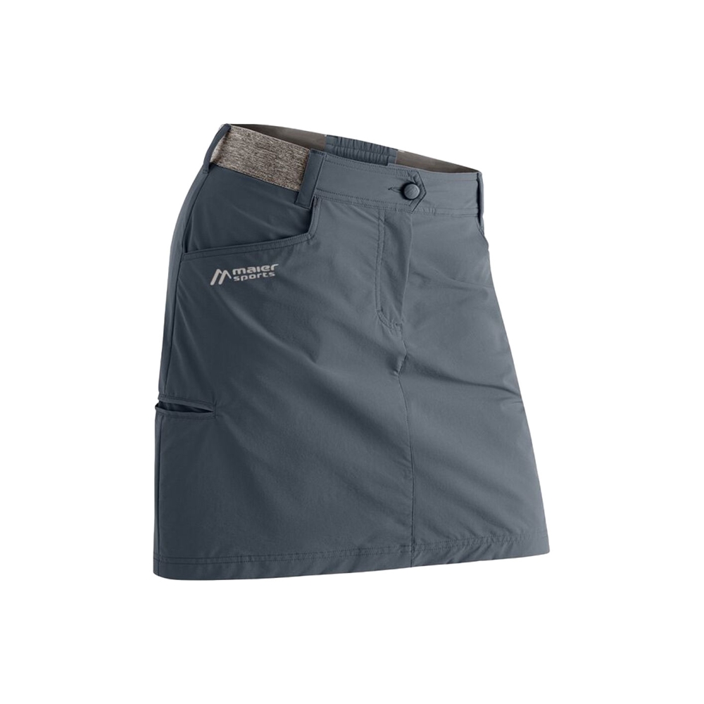 Maier Sports Norit Skortin Women's Graphite 3000331-10949 jurken en rokken online bestellen bij Kathmandu Outdoor & Travel