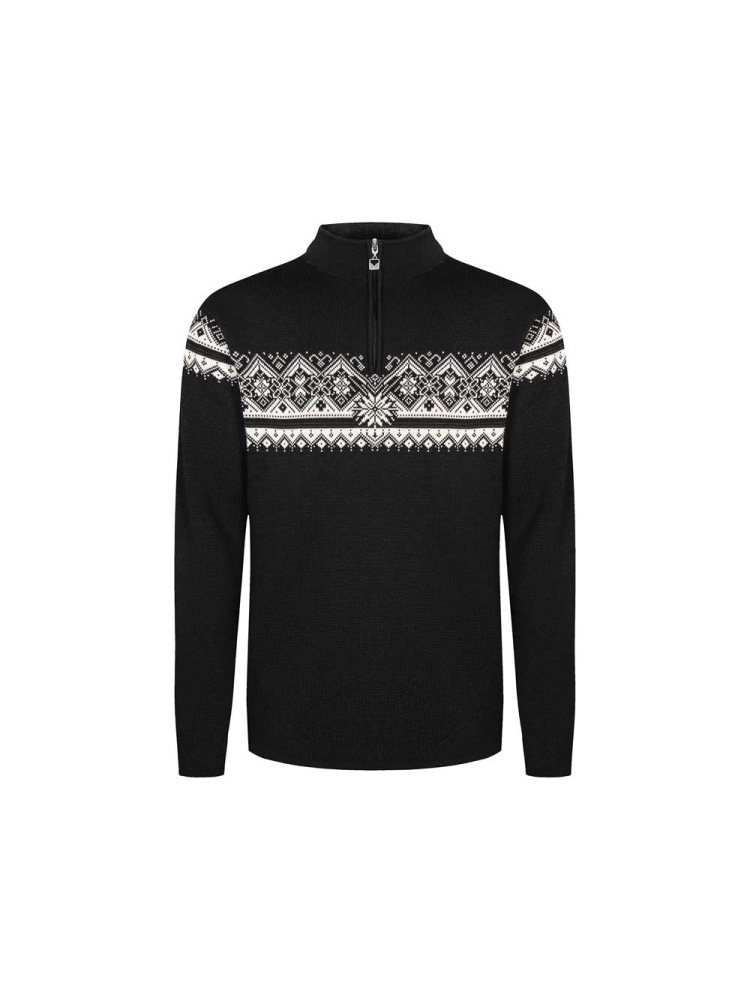 Dale Moritz Sweater Black/Offw/D.Charc 91391-K fleeces en truien online bestellen bij Kathmandu Outdoor & Travel