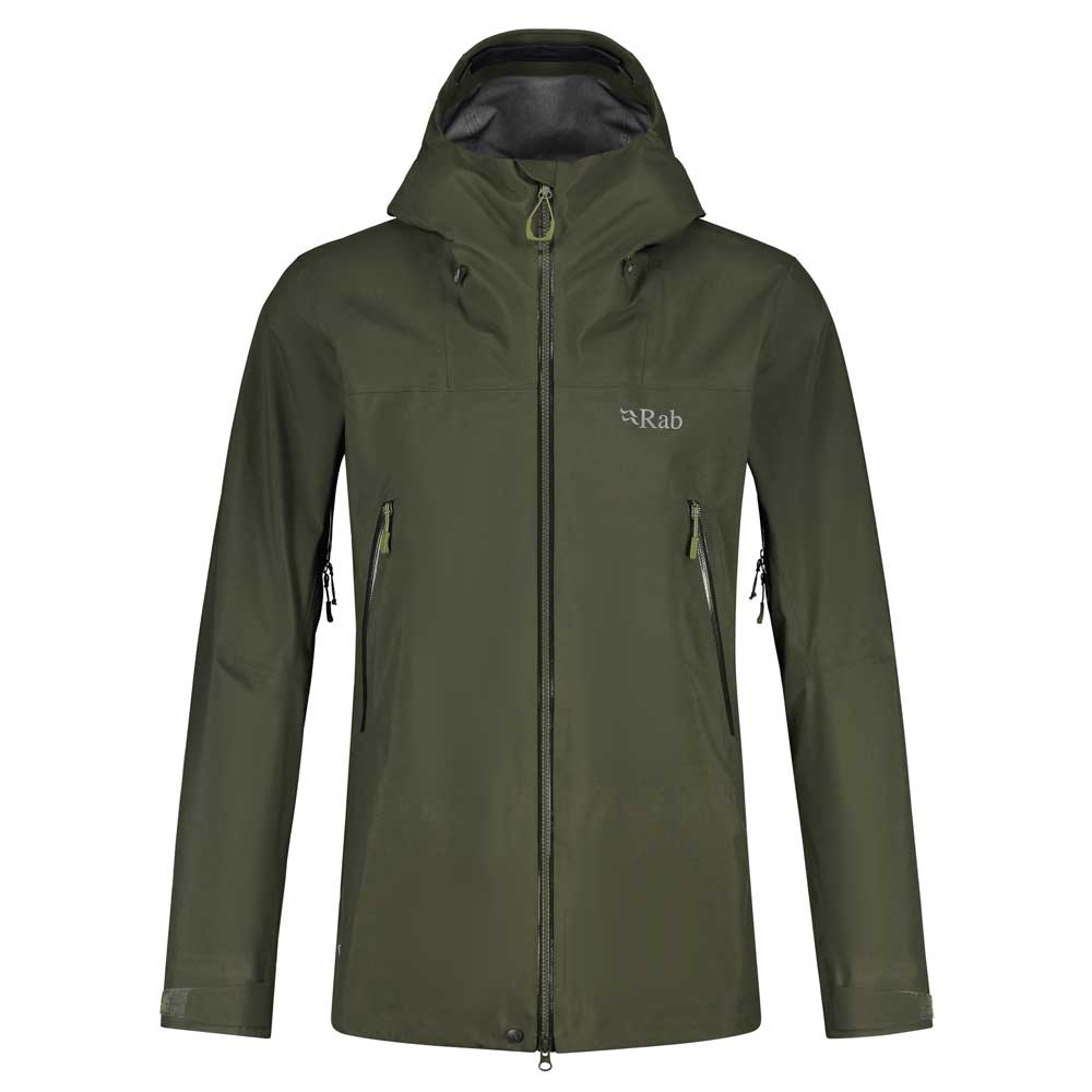 Rab Kangri Jacket GTX  Army QWH-01-ARM jassen online bestellen bij Kathmandu Outdoor & Travel