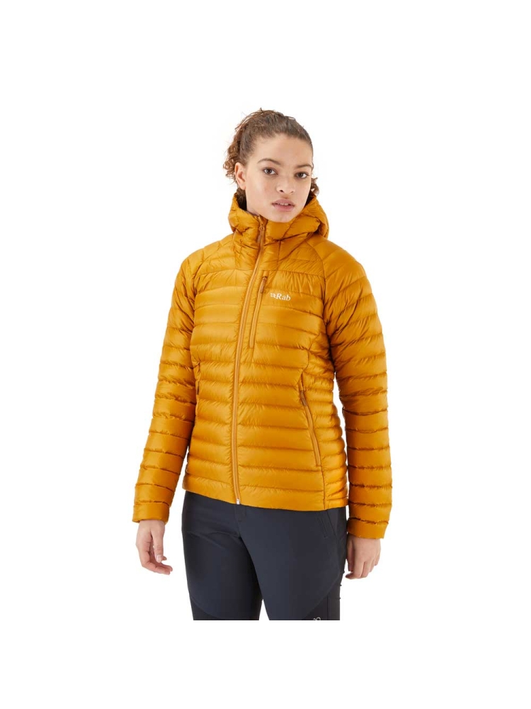 Rab Microlight Alpine Jacket Women's  Dark Butternut QDB-13-DBN jassen online bestellen bij Kathmandu Outdoor & Travel