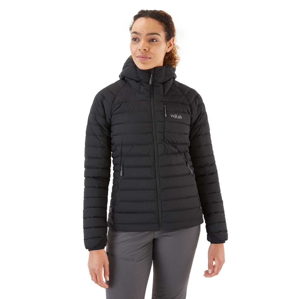 Rab Infinity Microlight Jacket Women's Black QDB-23-BLK jassen online bestellen bij Kathmandu Outdoor & Travel