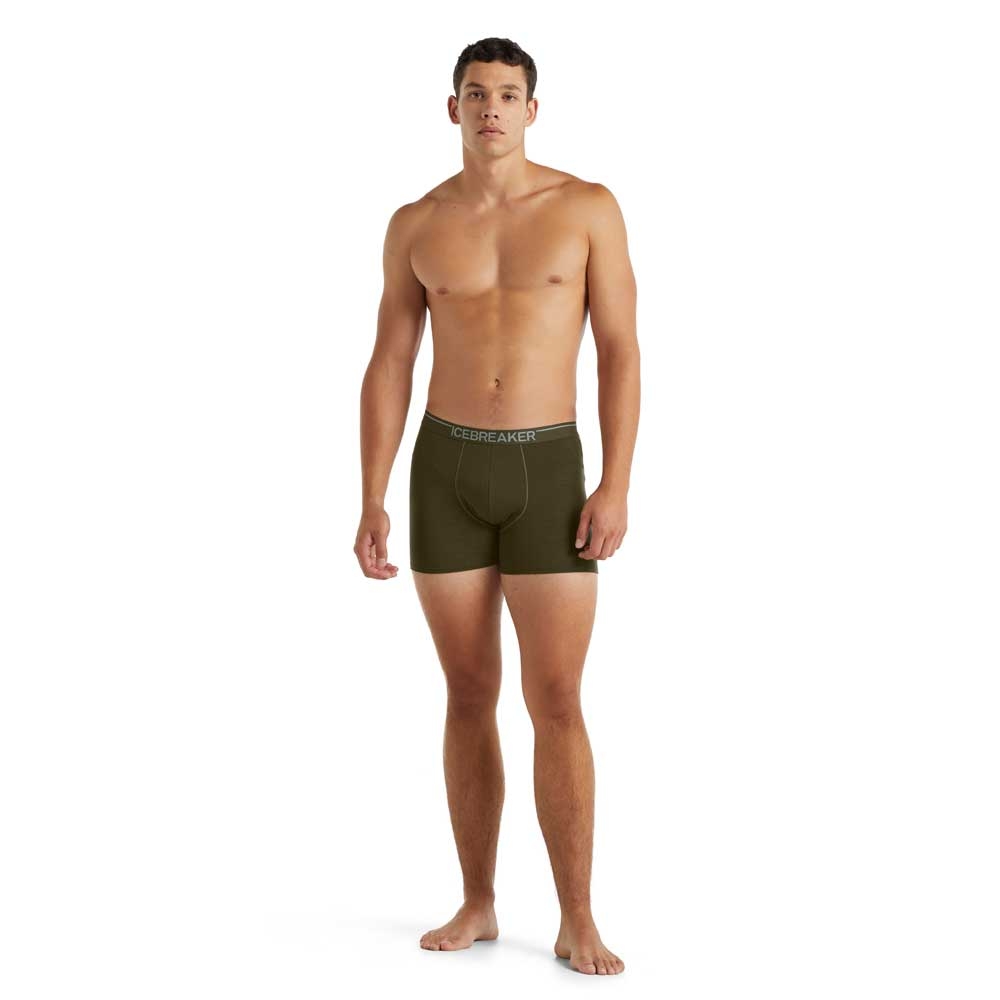Icebreaker Anatomica Boxers Loden 103029-069 onderkleding/thermokleding online bestellen bij Kathmandu Outdoor & Travel