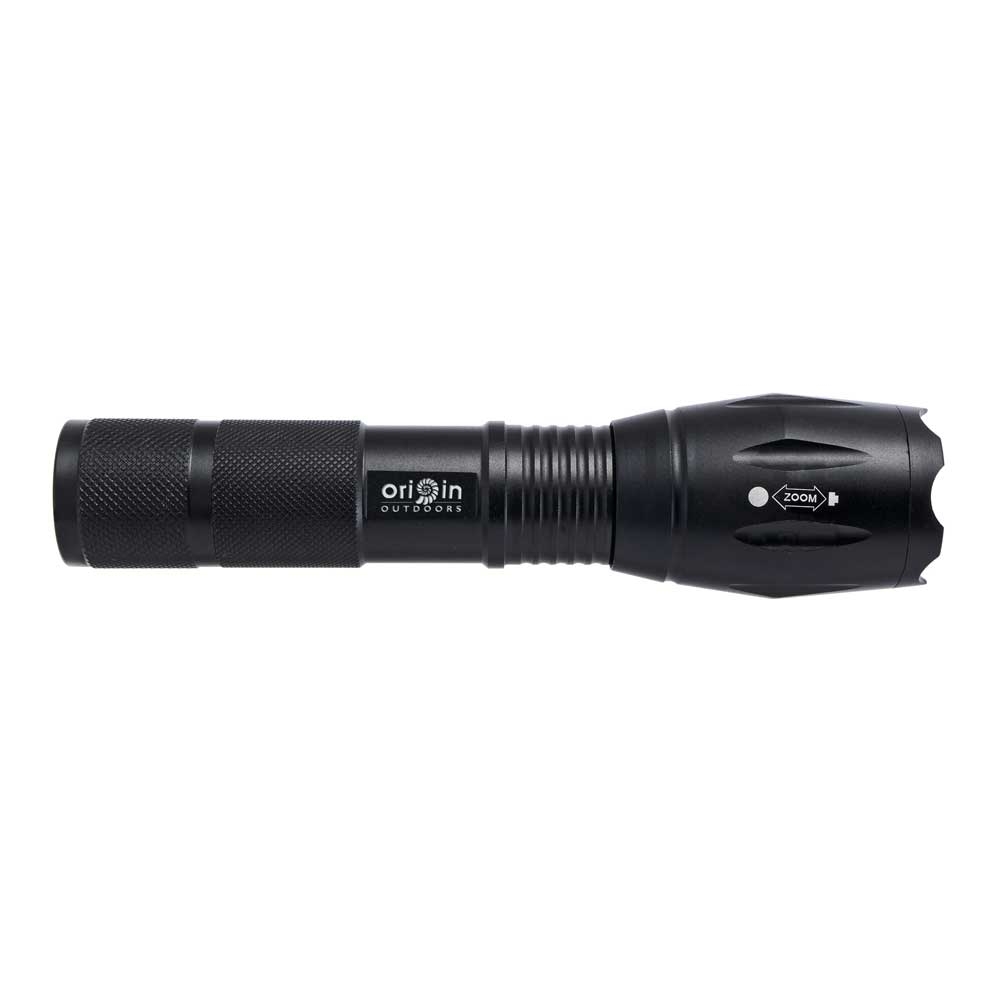 Origin Outdoor LED Flashlight 500 lumen Zwart 500505 verlichting online bestellen bij Kathmandu Outdoor & Travel