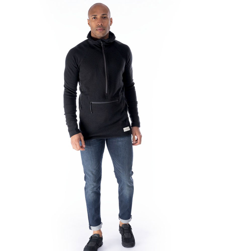 Artilect Sundown 250 1/2 Zip Black 2211206-BLK fleeces en truien online bestellen bij Kathmandu Outdoor & Travel