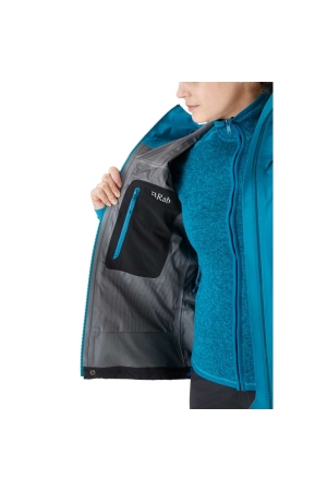 Rab Kangri Jacket GTX Women's  Marina Blue QWH-02-MRB jassen online bestellen bij Kathmandu Outdoor & Travel