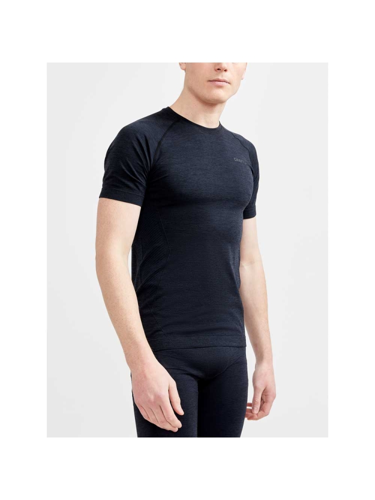 Craft Core Dry Act. Comf.Short Sleeve Black 1911678-B999000 onderkleding/thermokleding online bestellen bij Kathmandu Outdoor & Travel