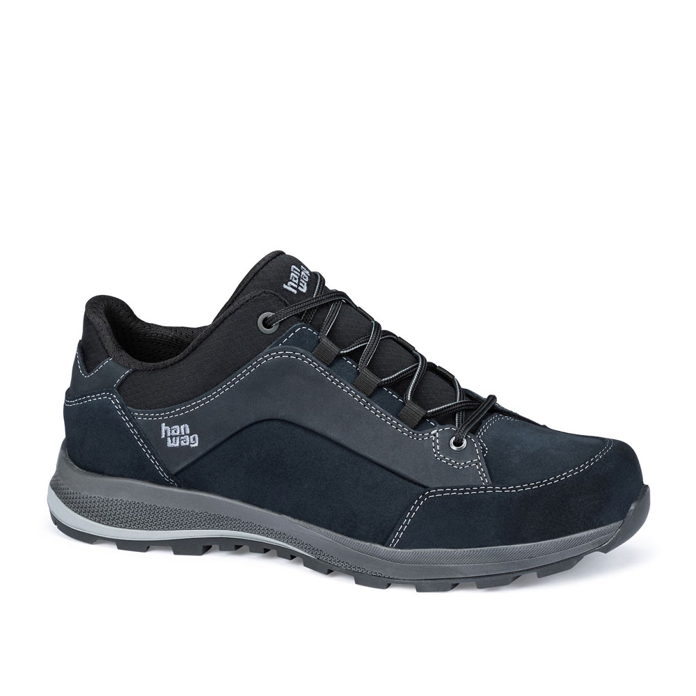Hanwag Banks Low Bunion LL Navy/Asphalt 203610-007012 wandelschoenen heren online bestellen bij Kathmandu Outdoor & Travel