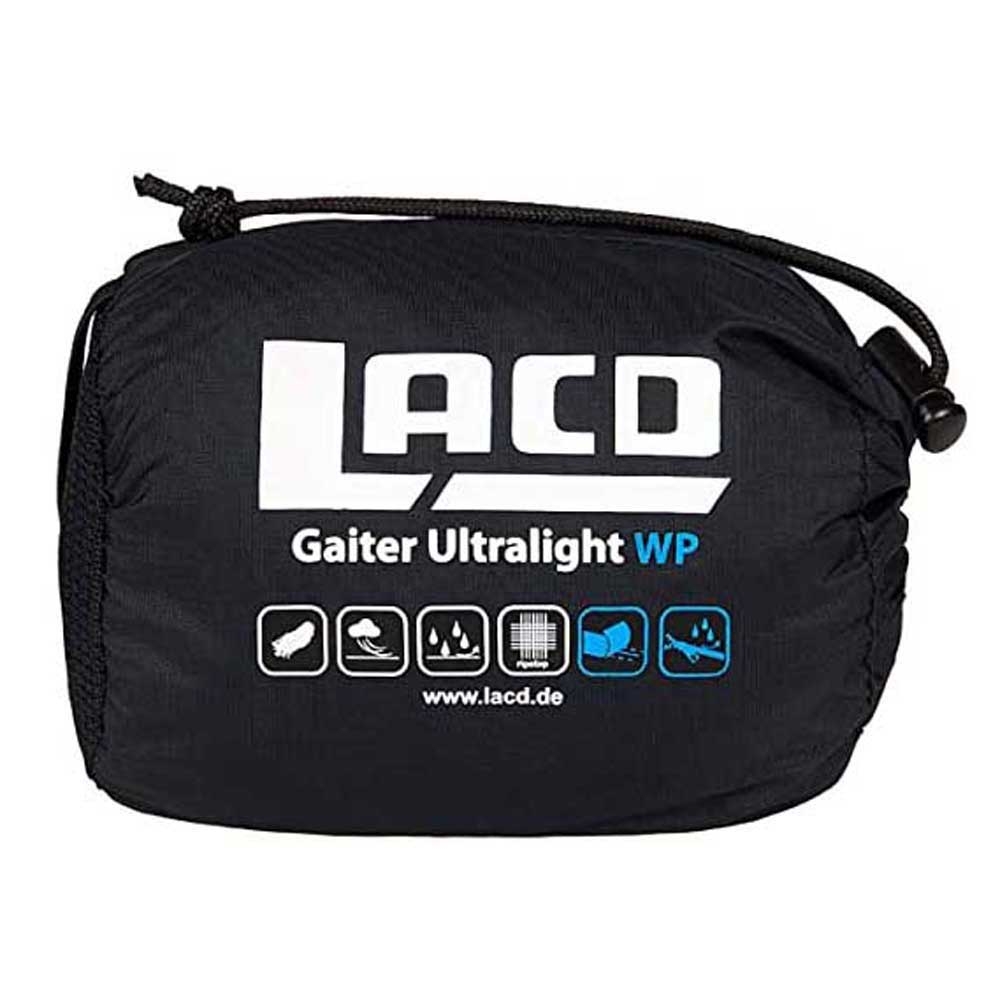 Lacd Gaiter Ultralight WPB Black 1188 wandelstokken en gamaschen online bestellen bij Kathmandu Outdoor & Travel
