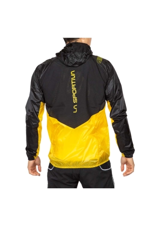 La Sportiva Blizzard Windbreaker Jacket Yellow/Black P37-100999 jassen online bestellen bij Kathmandu Outdoor & Travel