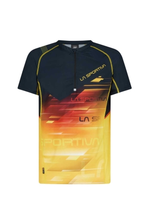 La Sportiva Xcelerator T-Shirt Black/Yellow P43-999100 shirts en tops online bestellen bij Kathmandu Outdoor & Travel