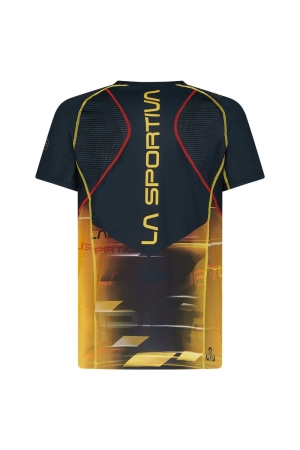 La Sportiva Xcelerator T-Shirt Black/Yellow P43-999100 shirts en tops online bestellen bij Kathmandu Outdoor & Travel