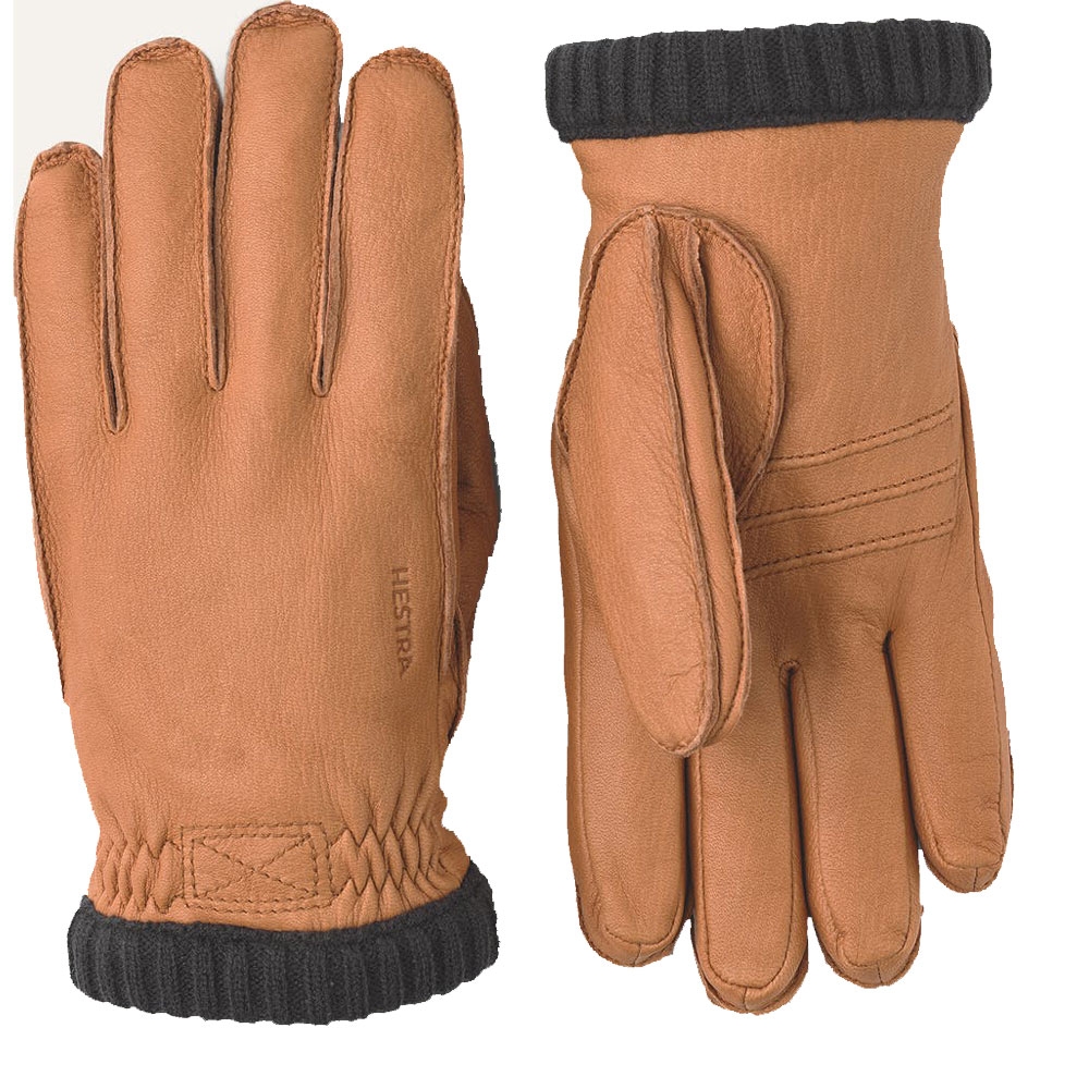 Hestra Deerskin Primaloft Rib Glove Cork 20210-710 kleding accessoires online bestellen bij Kathmandu Outdoor & Travel
