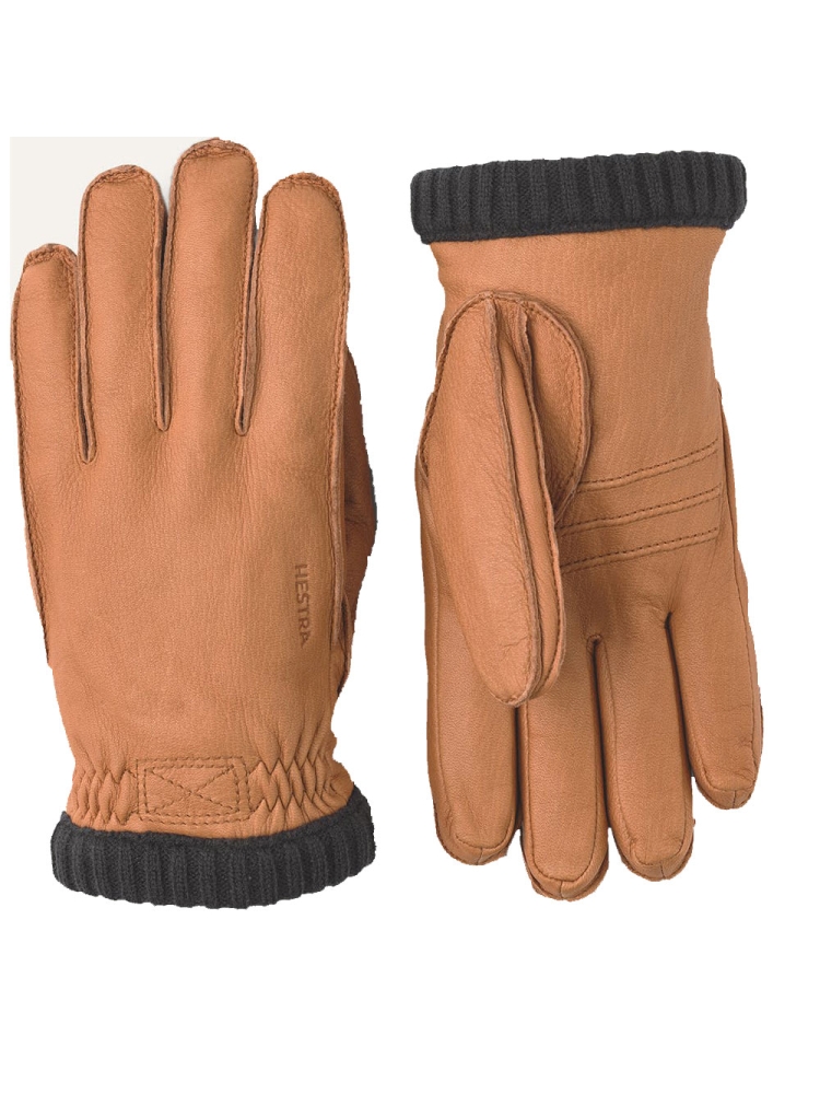 Hestra Deerskin Primaloft Rib Glove Cork 20210-710 kleding accessoires online bestellen bij Kathmandu Outdoor & Travel
