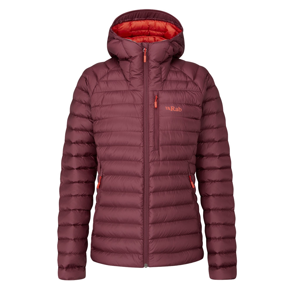 Rab Microlight Alpine Jacket Women's  Deep Heather QDB-13-DEH jassen online bestellen bij Kathmandu Outdoor & Travel
