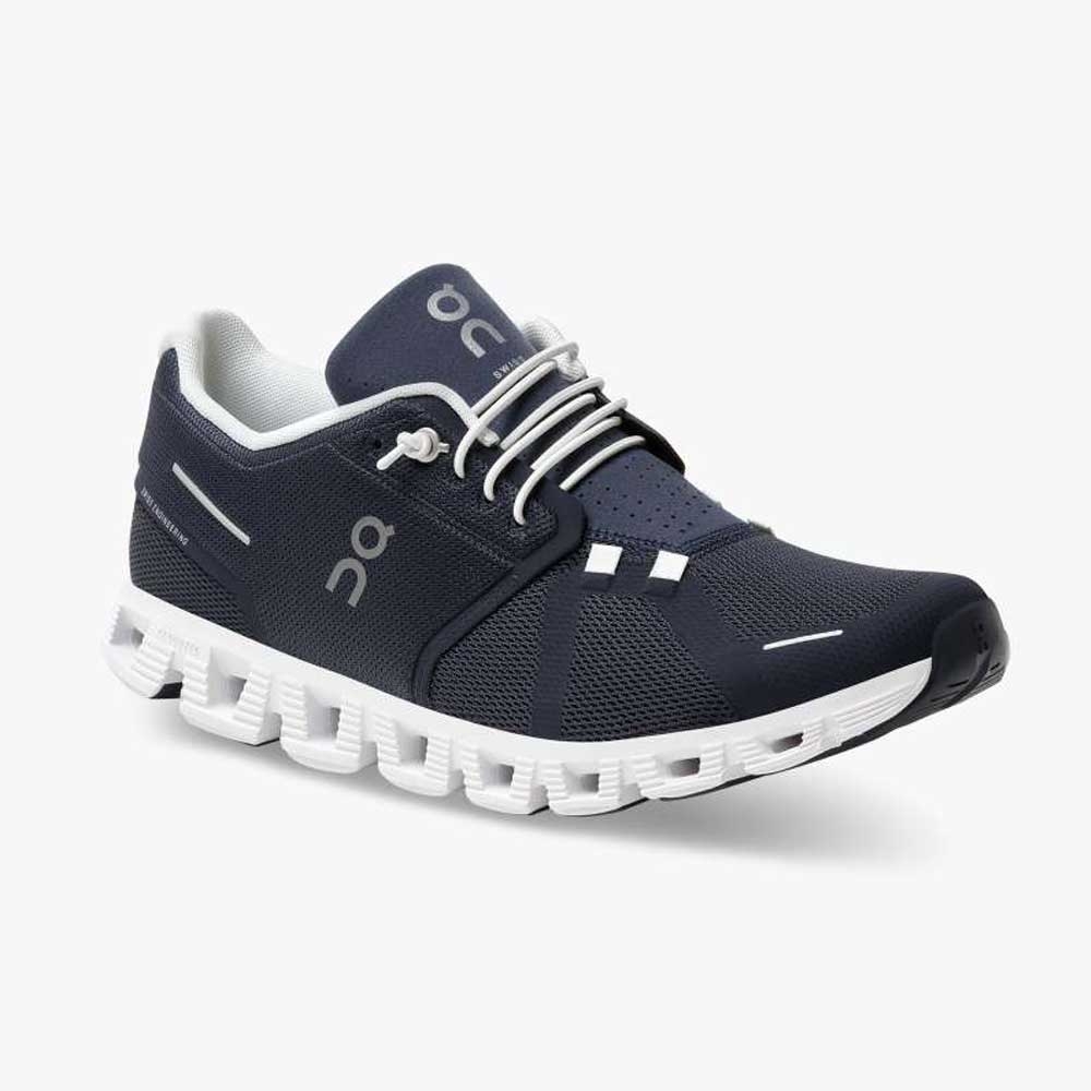 On-running Cloud 5 Midnight | White 59.98916 wandelschoenen heren online bestellen bij Kathmandu Outdoor & Travel
