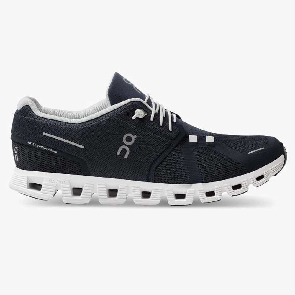 On-running Cloud 5 Midnight | White 59.98916 wandelschoenen heren online bestellen bij Kathmandu Outdoor & Travel