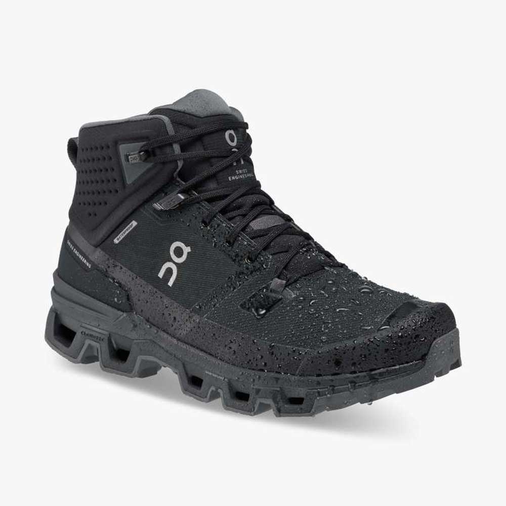 On-running Cloudrock 2 Waterproof Black | Eclipse 63.98613 wandelschoenen heren online bestellen bij Kathmandu Outdoor & Travel