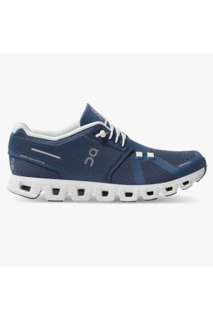 On-running Cloud 5 Women's Denim | White 59.98901 wandelschoenen dames online bestellen bij Kathmandu Outdoor & Travel