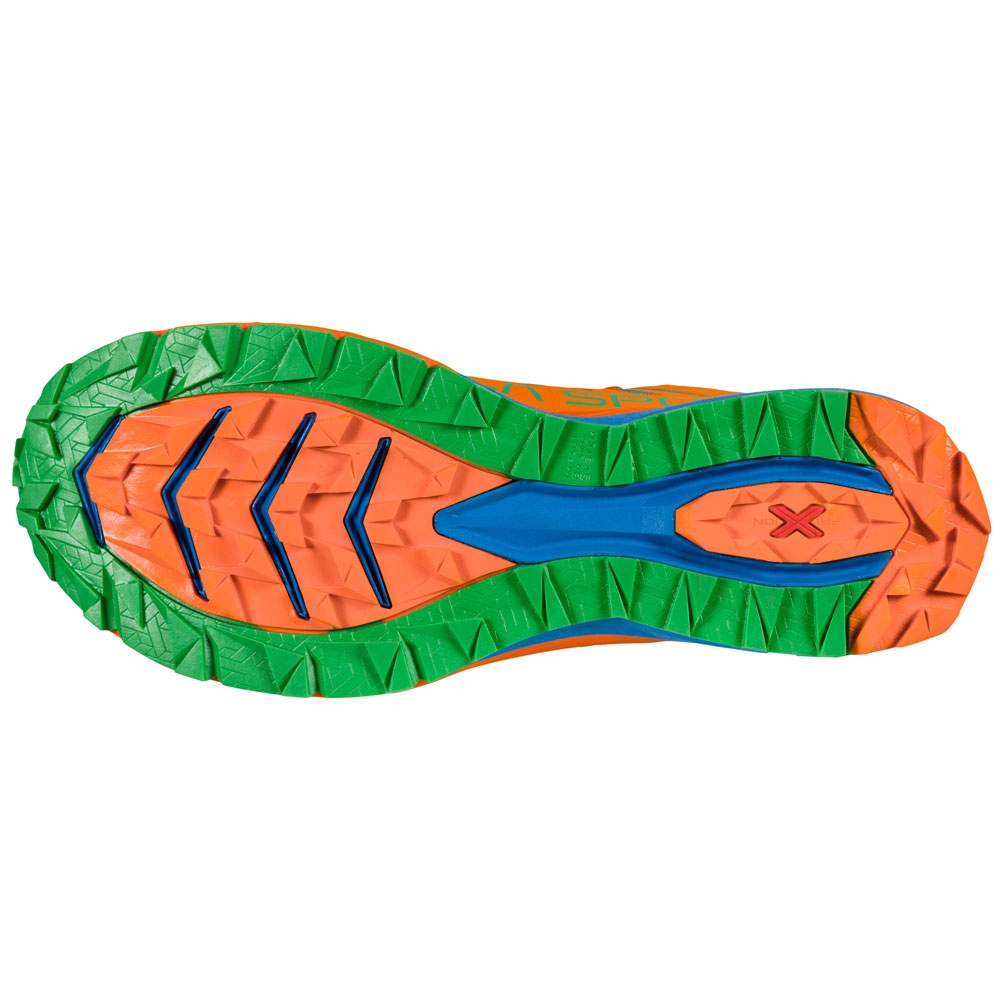 La Sportiva Jackal Flame/Electric Blue 46B304634 wandelschoenen heren online bestellen bij Kathmandu Outdoor & Travel