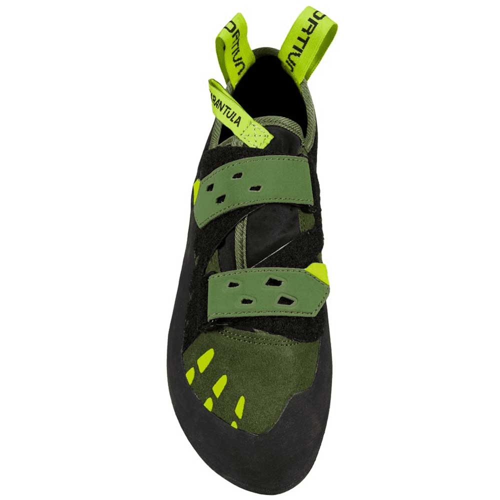 La Sportiva Tarantula Olive/Neon 40R719720 klimschoenen online bestellen bij Kathmandu Outdoor & Travel