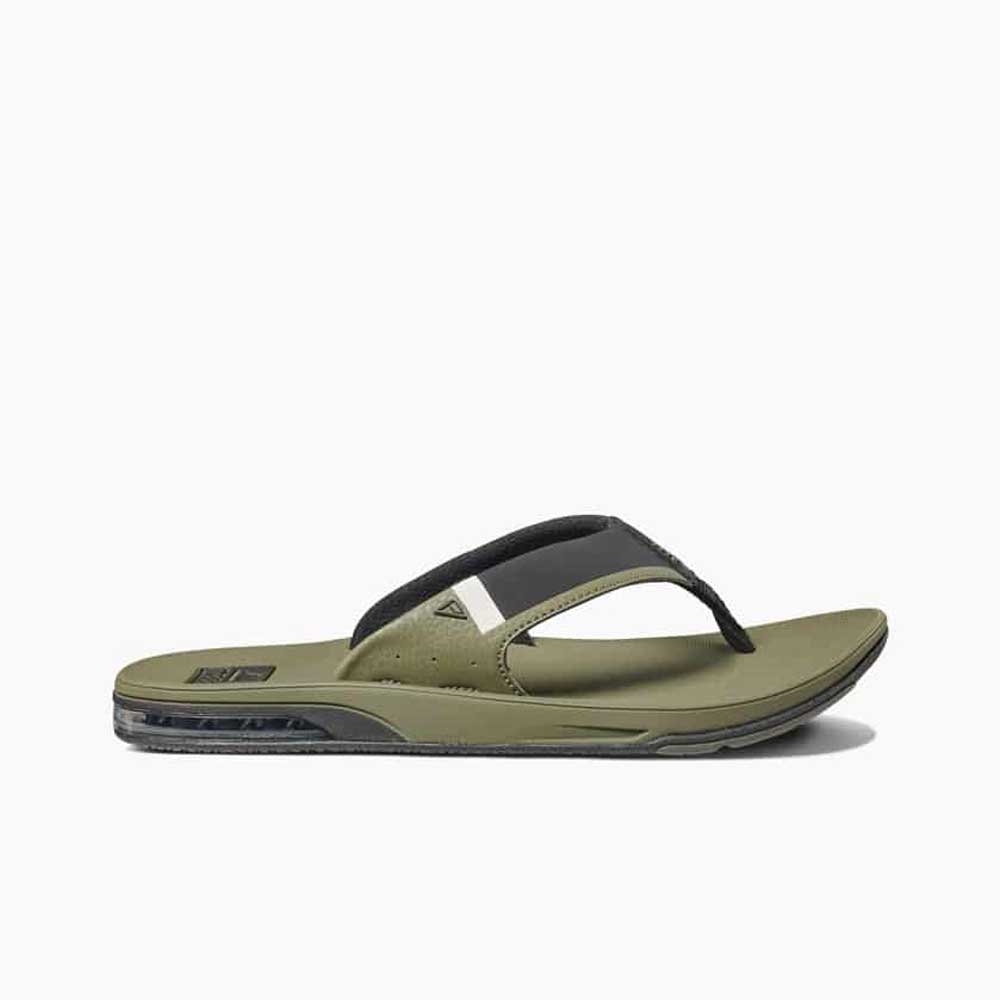 Reef Fanning Low Olive RF0A3KIHOLI slippers online bestellen bij Kathmandu Outdoor & Travel