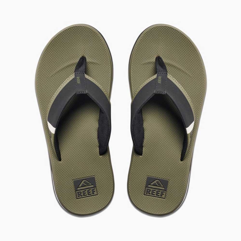 Reef Fanning Low Olive RF0A3KIHOLI slippers online bestellen bij Kathmandu Outdoor & Travel