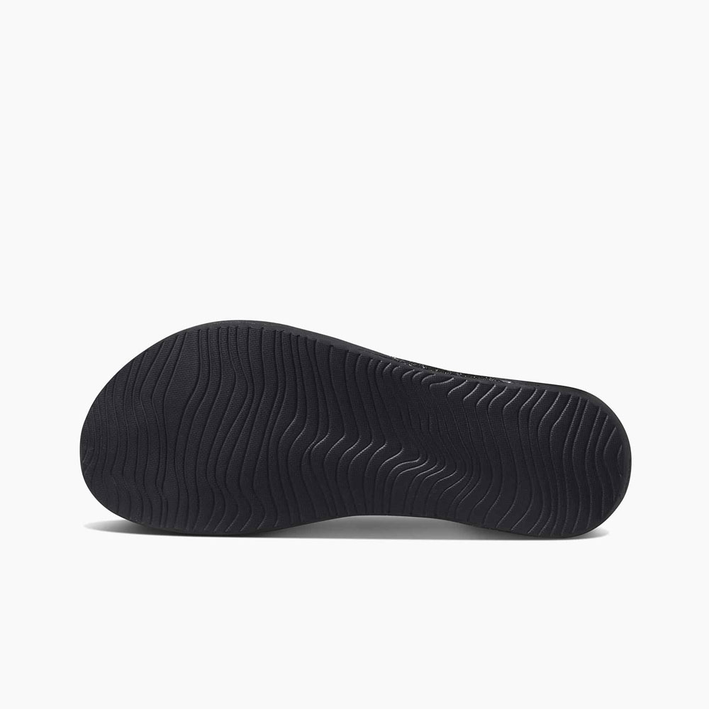 Reef Ortho-Spring Women's Black/Black Glitter RF0A3VDXBBG slippers online bestellen bij Kathmandu Outdoor & Travel