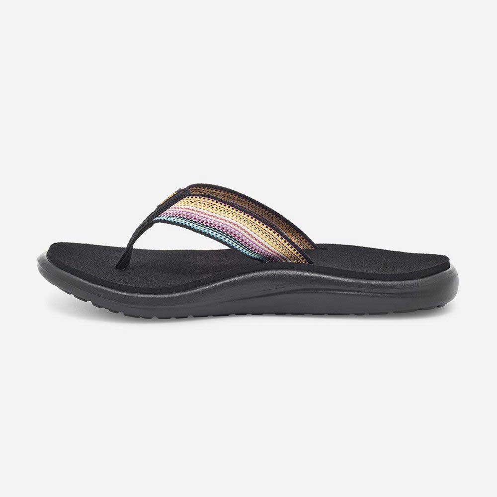Teva Voya Flip Women's Antiguous Black Multi 1019040-ABML slippers online bestellen bij Kathmandu Outdoor & Travel