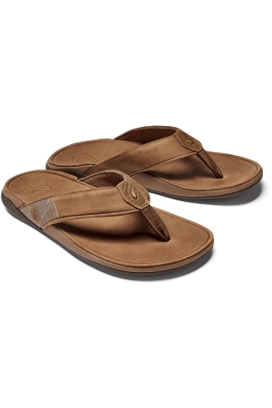 Olukai Tuahine Toffee/Toffee 10465-3333 slippers online bestellen bij Kathmandu Outdoor & Travel