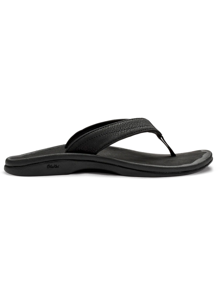 Olukai Ohana Women's Black/Black 20110-4040 slippers online bestellen bij Kathmandu Outdoor & Travel