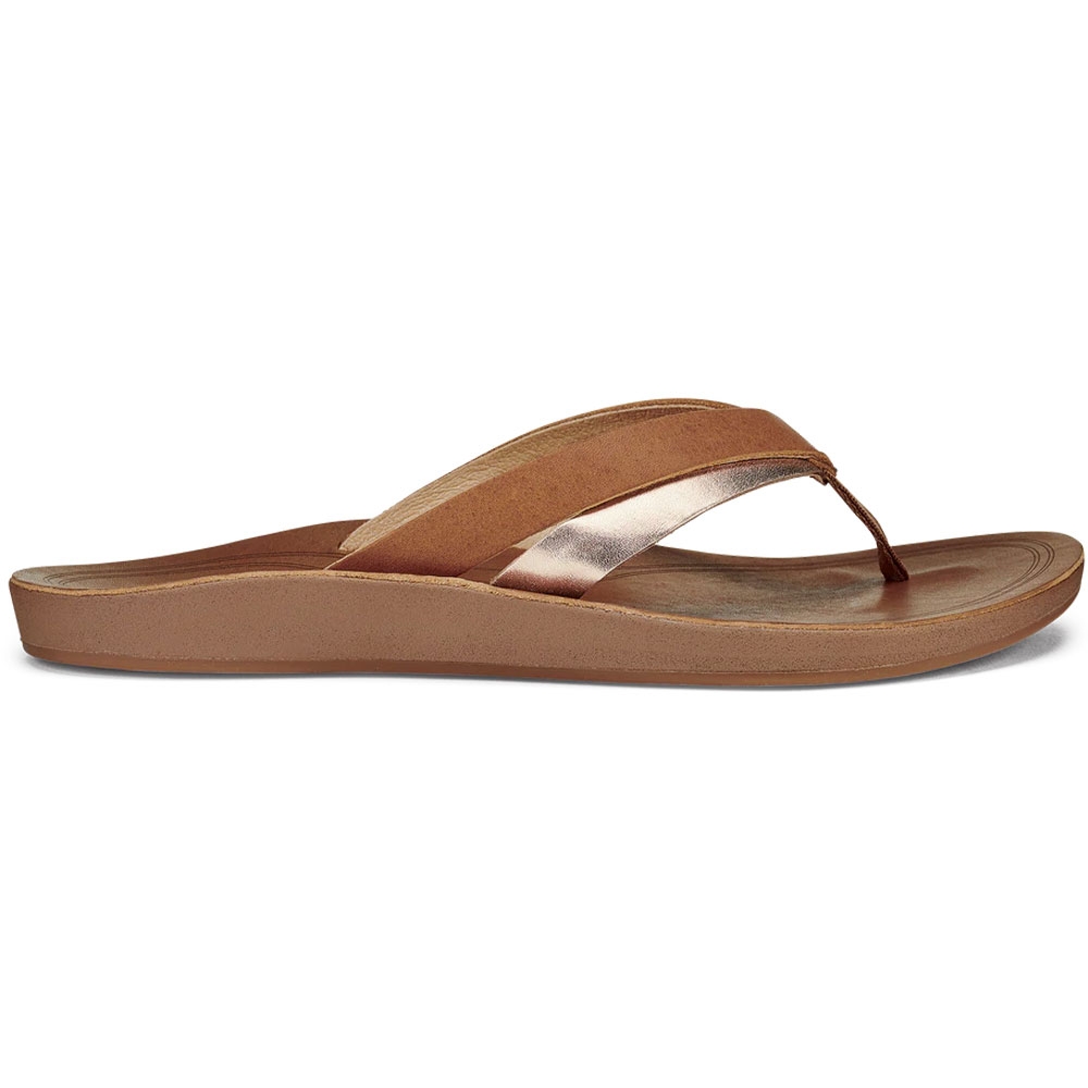 Olukai Kaekae Women's Sahara/Bubbly 20374-FMFA slippers online bestellen bij Kathmandu Outdoor & Travel