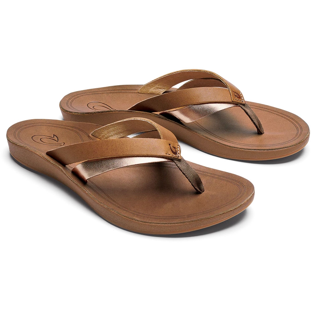 Olukai Kaekae Women's Sahara/Bubbly 20374-FMFA slippers online bestellen bij Kathmandu Outdoor & Travel