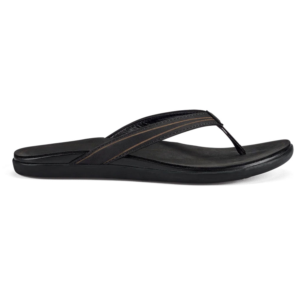 Olukai Aukai Women's Black/Black 20442-4040 slippers online bestellen bij Kathmandu Outdoor & Travel