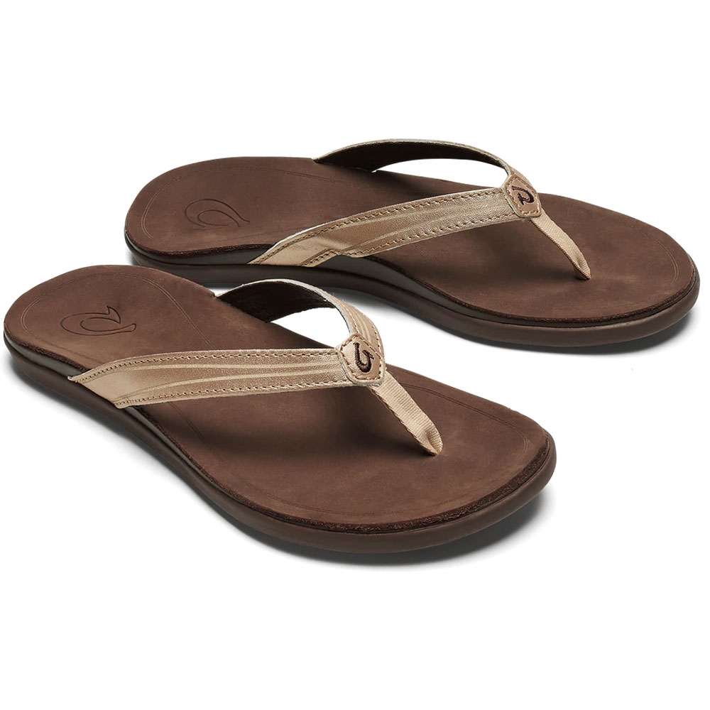 Olukai Aukai Women's Copper/Dk Java 20442-CO48 slippers online bestellen bij Kathmandu Outdoor & Travel