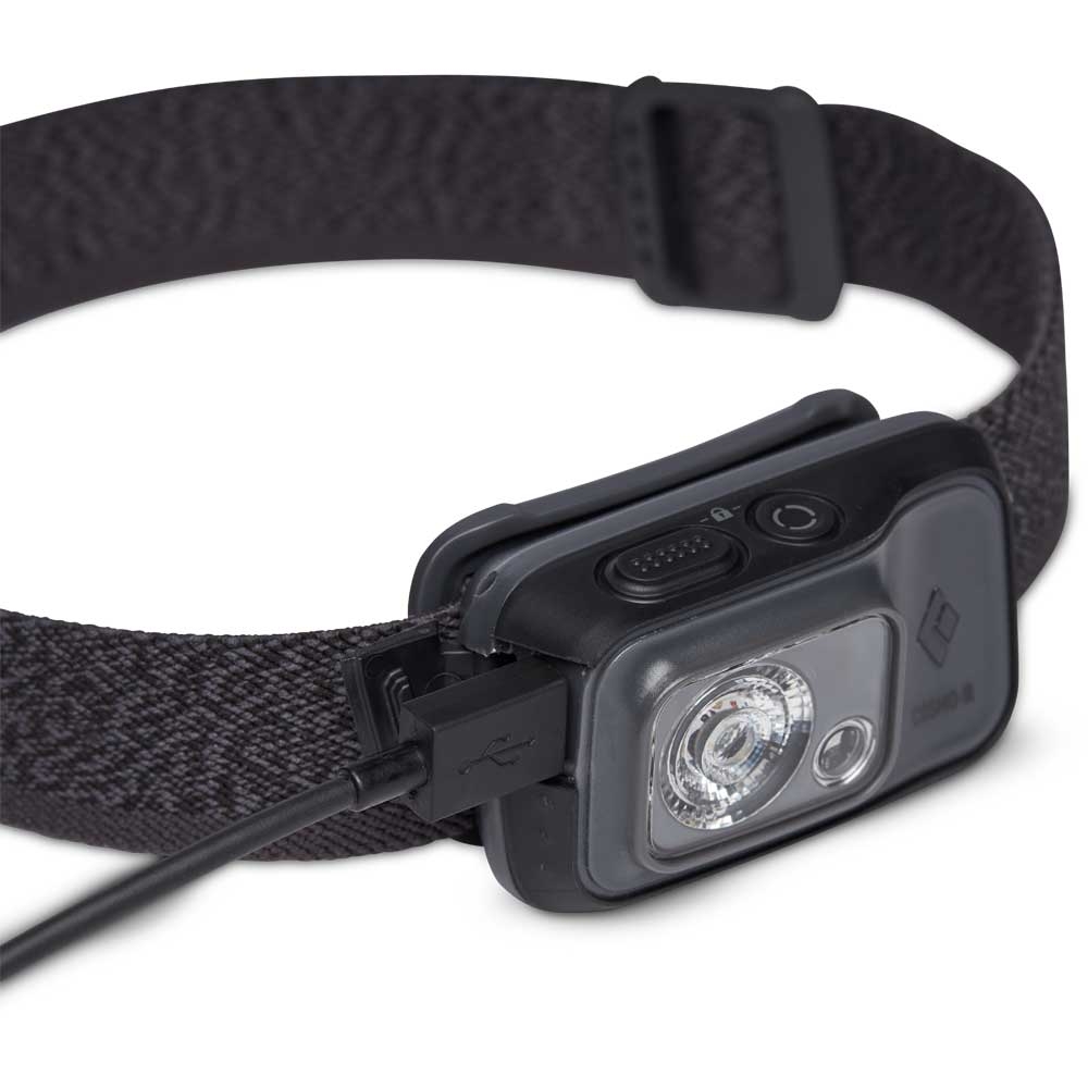 Black Diamond Cosmo 350-R Headlamp Graphite BD620677-Graphite verlichting online bestellen bij Kathmandu Outdoor & Travel