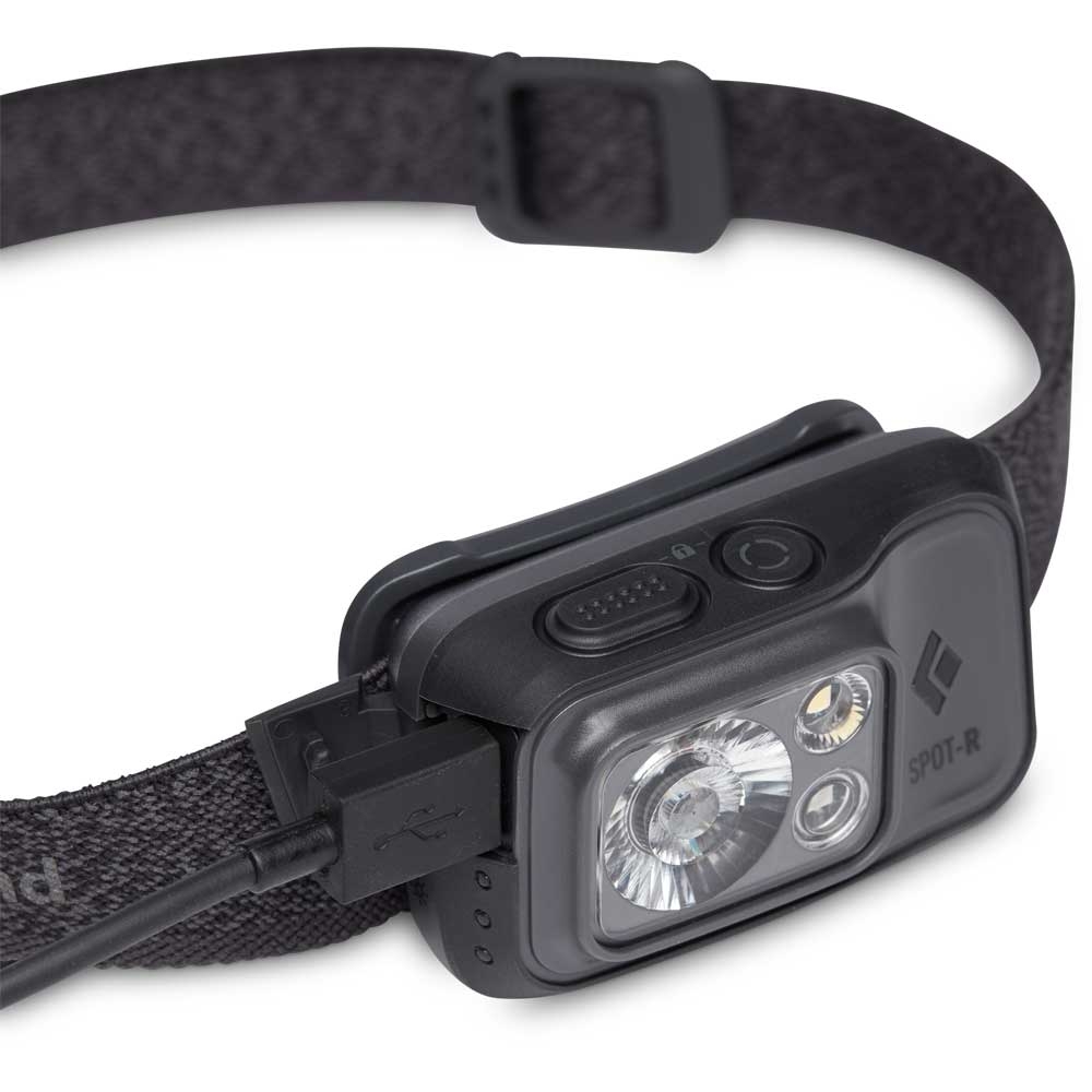 Black Diamond Spot 400-R Headlamp Graphite BD620676-Graphite verlichting online bestellen bij Kathmandu Outdoor & Travel