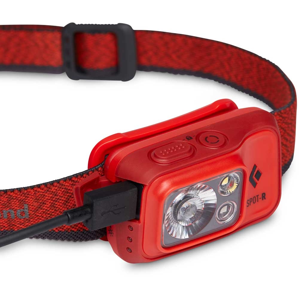 Black Diamond Spot 400-R Headlamp Octane BD620676-Octane verlichting online bestellen bij Kathmandu Outdoor & Travel