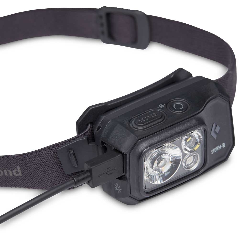 Black Diamond Storm 500-R Headlamp Black BD620675-Black verlichting online bestellen bij Kathmandu Outdoor & Travel