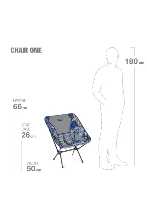 Helinox Chair One Blue Bandanna Quilt 10305 kampeermeubels online bestellen bij Kathmandu Outdoor & Travel