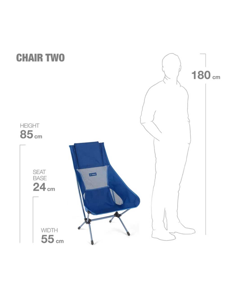 Helinox Chair Two Blue Block 12882R1 kampeermeubels online bestellen bij Kathmandu Outdoor & Travel