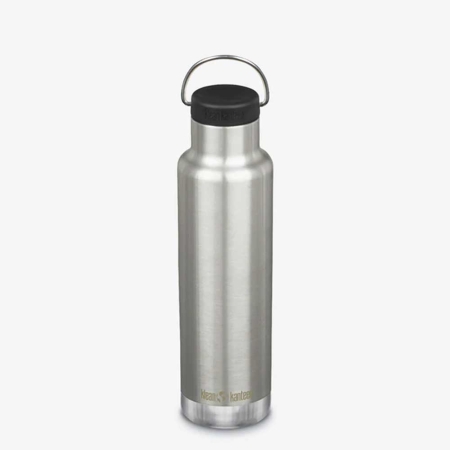 Klean Kanteen  Isolatiefles Classic met ringdop 592ml/20oz brushed stainless