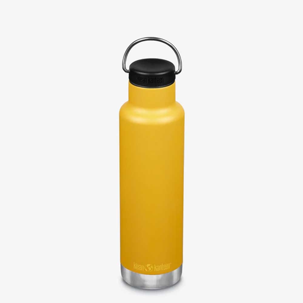 Klean Kanteen Isolatiefles Classic met ringdop 592ml/20oz marigold 1008458 drinkflessen en thermosflessen online bestellen bij Kathmandu Outdoor & Travel