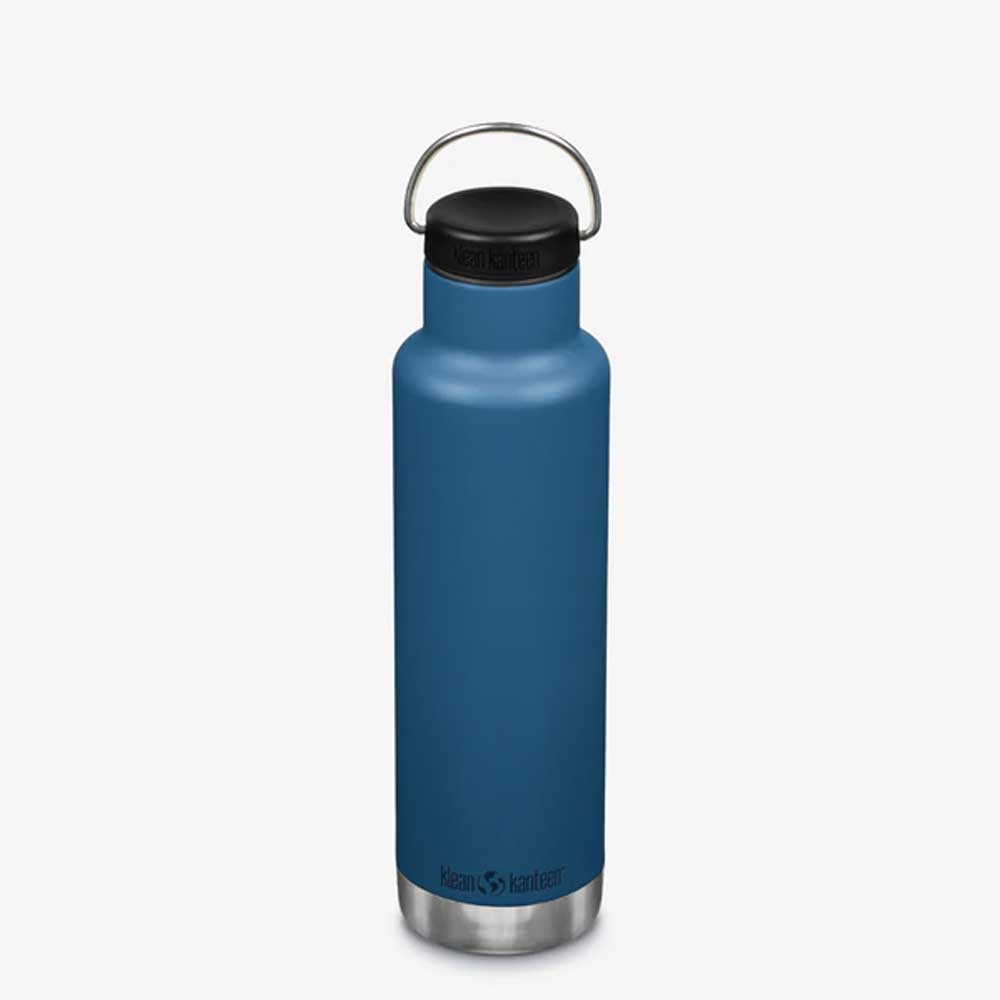 Klean Kanteen Isolatiefles Classic met ringdop 592ml/20oz real teal 1008459 drinkflessen en thermosflessen online bestellen bij Kathmandu Outdoor & Travel