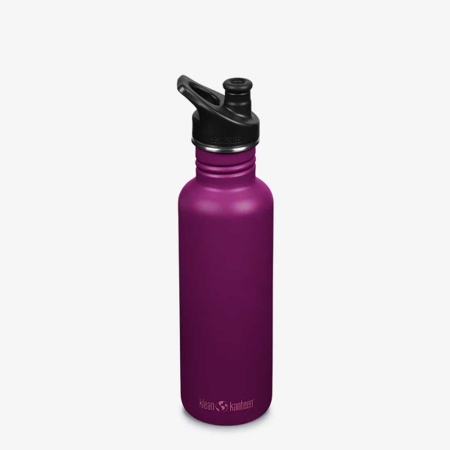Klean Kanteen  Drinkfles Classic met sportdop 800ml/27oz purple potion